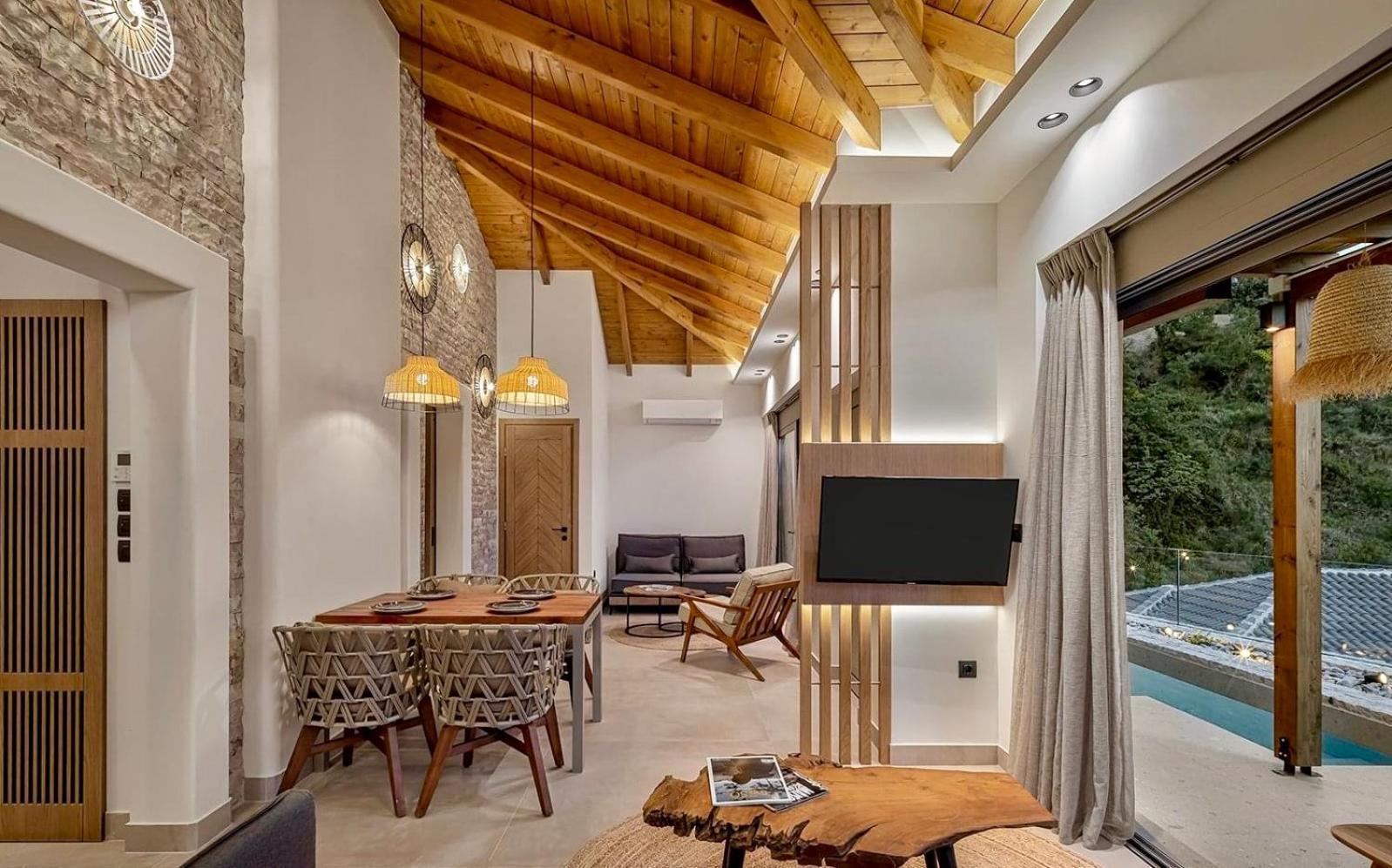 Villa Vrachos Luxury Living Bagian luar foto