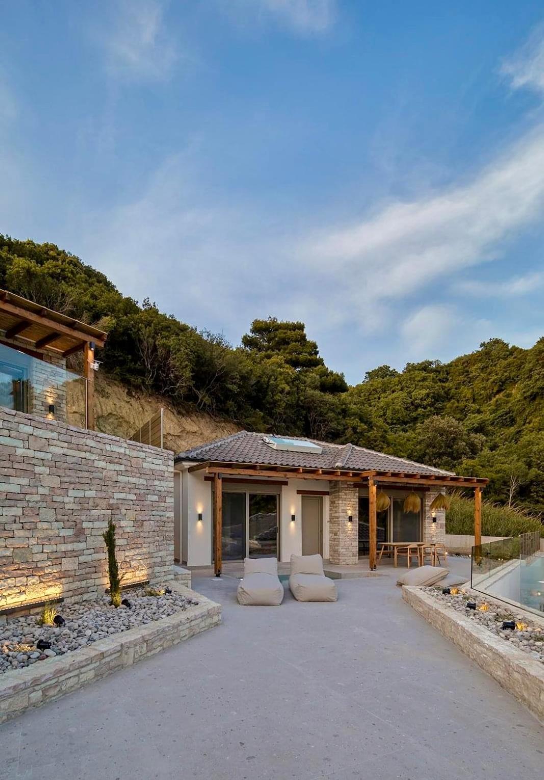 Villa Vrachos Luxury Living Bagian luar foto
