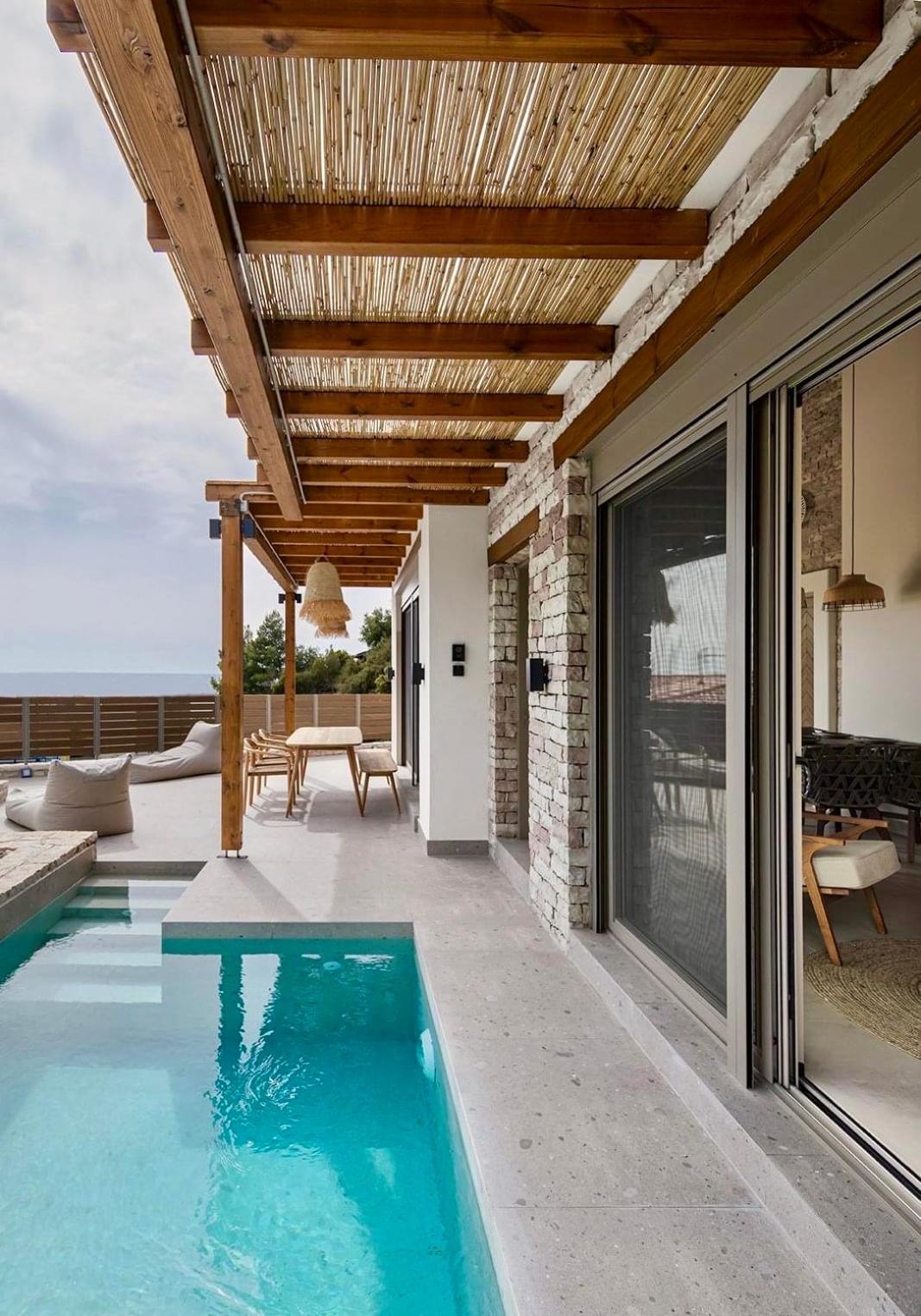Villa Vrachos Luxury Living Bagian luar foto